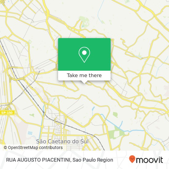 RUA AUGUSTO PIACENTINI map