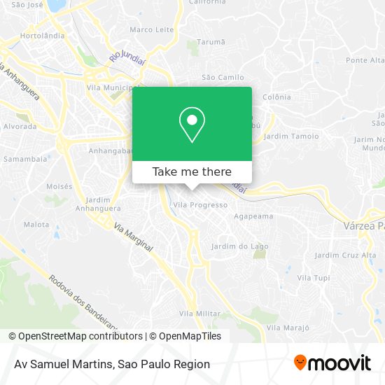 Mapa Av  Samuel Martins
