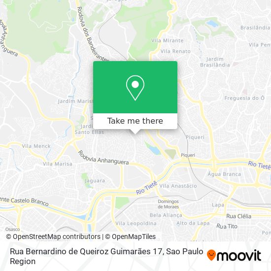 Rua Bernardino de Queiroz Guimarães 17 map