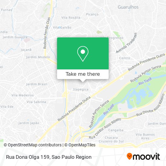 Rua Dona Olga 159 map