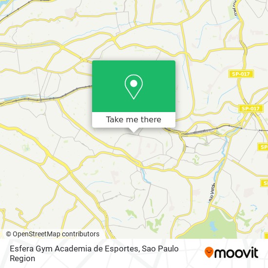 Mapa Esfera Gym Academia de Esportes