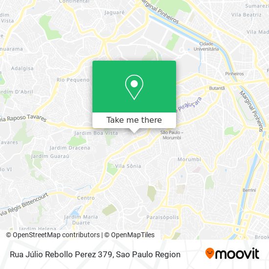 Mapa Rua Júlio Rebollo Perez 379