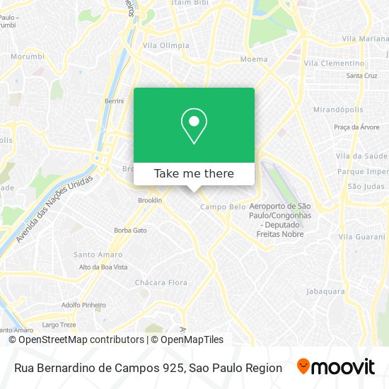 Mapa Rua Bernardino de Campos 925