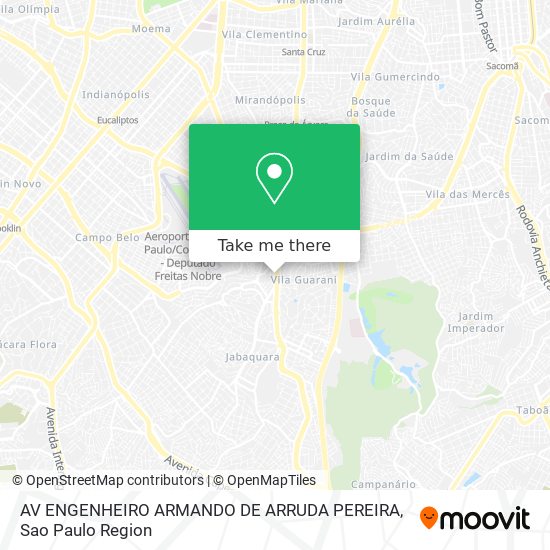 AV ENGENHEIRO ARMANDO DE ARRUDA PEREIRA map
