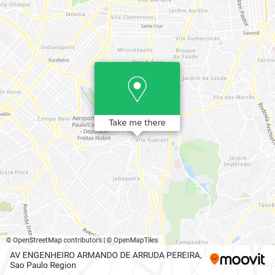 Mapa AV ENGENHEIRO ARMANDO DE ARRUDA PEREIRA