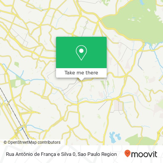 Mapa Rua Antônio de França e Silva 0