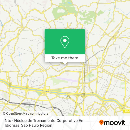 Ntc - Núcleo de Treinamento Corporativo Em Idiomas map