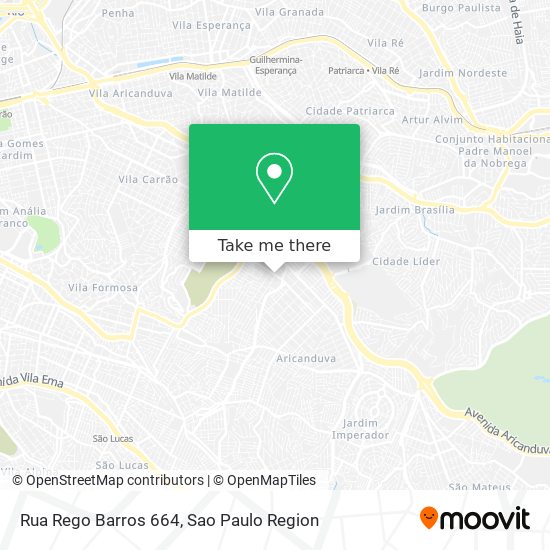 Rua Rego Barros 664 map