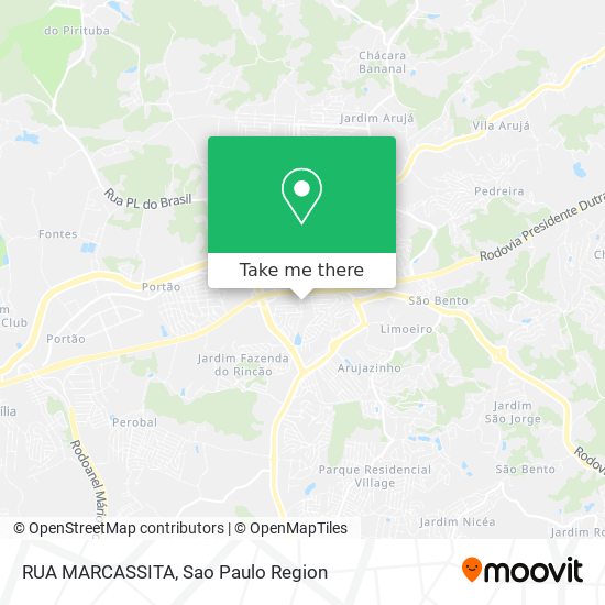 Mapa RUA MARCASSITA