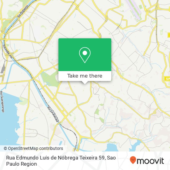 Mapa Rua Edmundo Luís de Nóbrega Teixeira 59