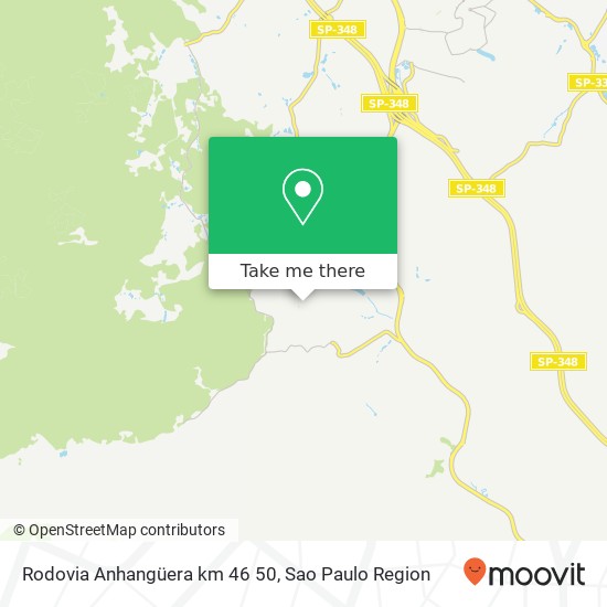 Rodovia Anhangüera km 46 50 map