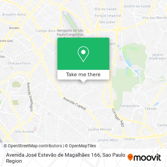 Mapa Avenida José Estevão de Magalhães 166