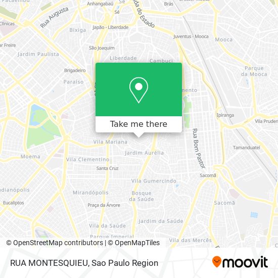 Mapa RUA MONTESQUIEU