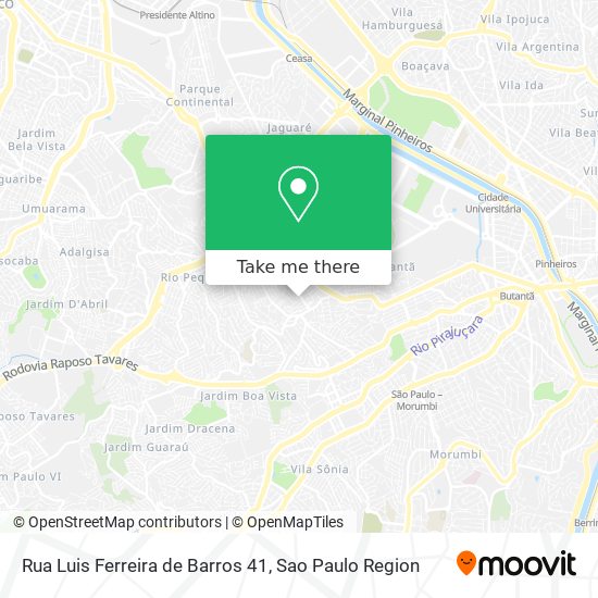 Rua Luis Ferreira de Barros 41 map