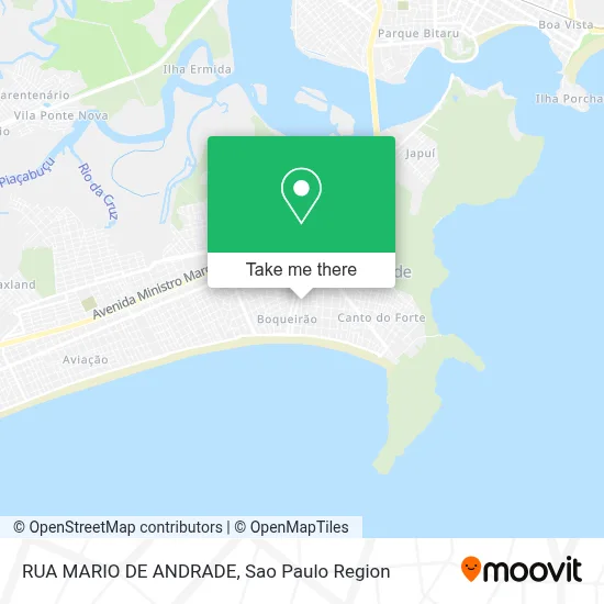 RUA MARIO DE ANDRADE map
