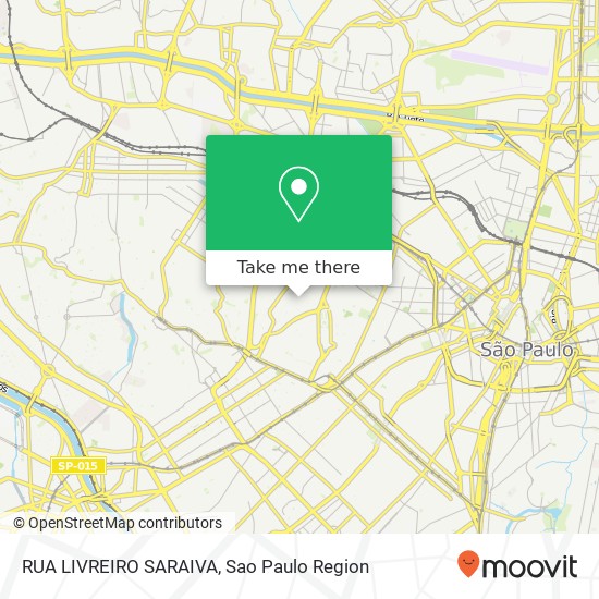 RUA LIVREIRO SARAIVA map