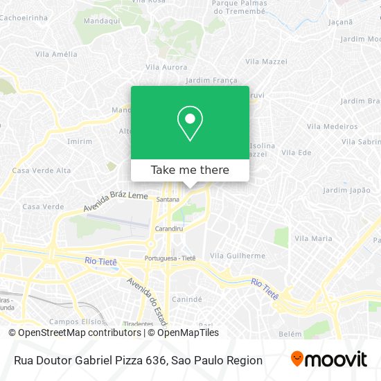 Rua Doutor Gabriel Pizza 636 map