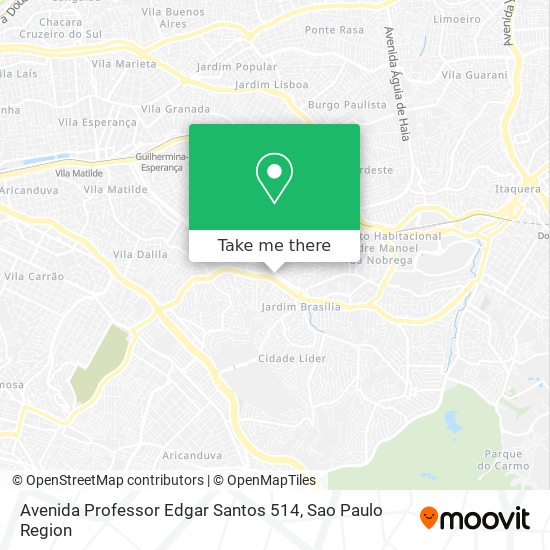 Mapa Avenida Professor Edgar Santos 514