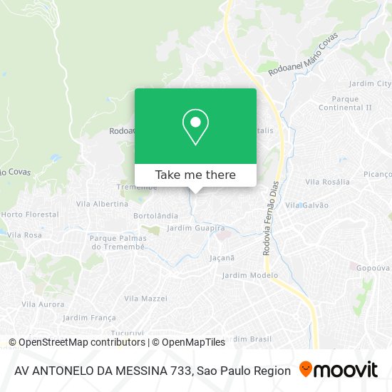 AV ANTONELO DA MESSINA 733 map