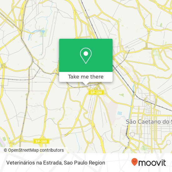 Veterinários na Estrada map