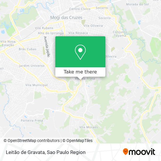 Leitão de Gravata map