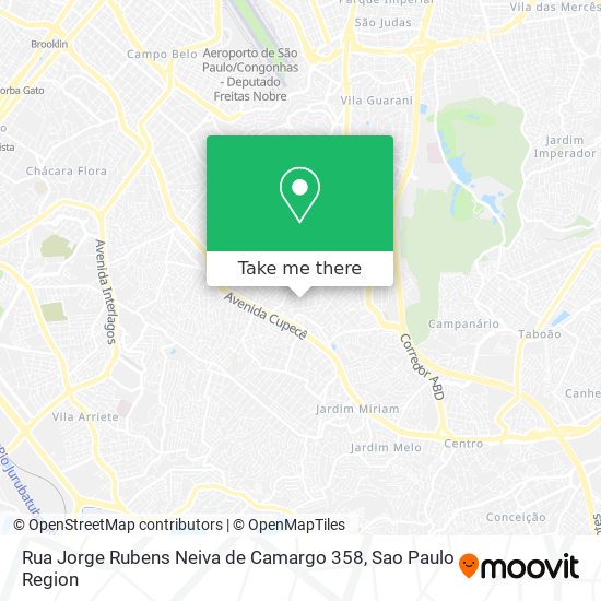 Mapa Rua Jorge Rubens Neiva de Camargo 358