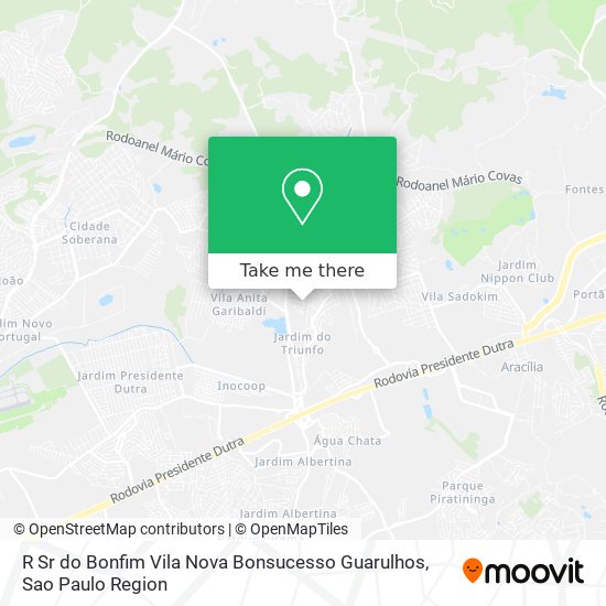 R  Sr  do Bonfim   Vila Nova Bonsucesso   Guarulhos map