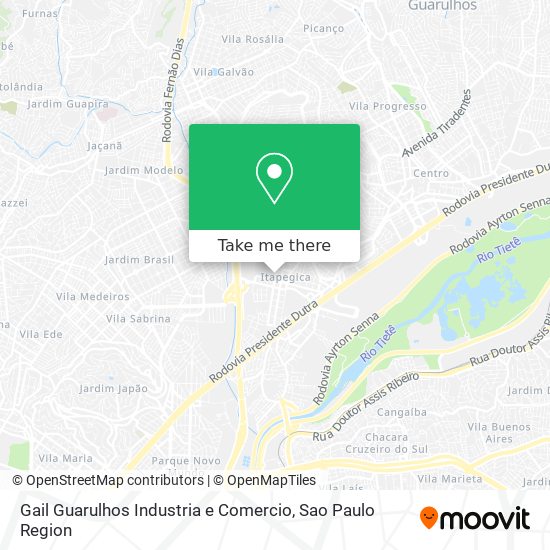 Gail Guarulhos Industria e Comercio map