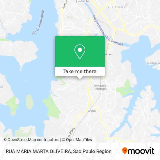 RUA MARIA MARTA OLIVEIRA map