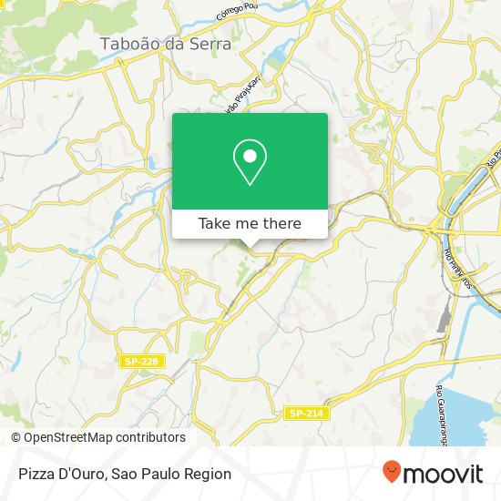 Pizza D'Ouro map