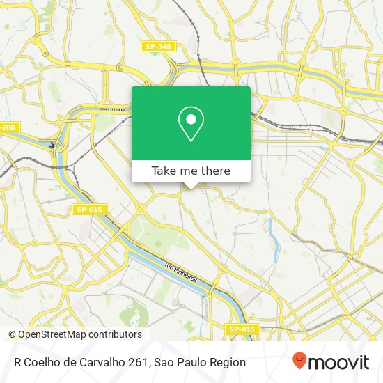 R Coelho de Carvalho  261 map