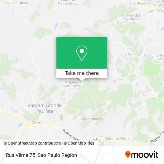 Mapa Rua Vilma 75