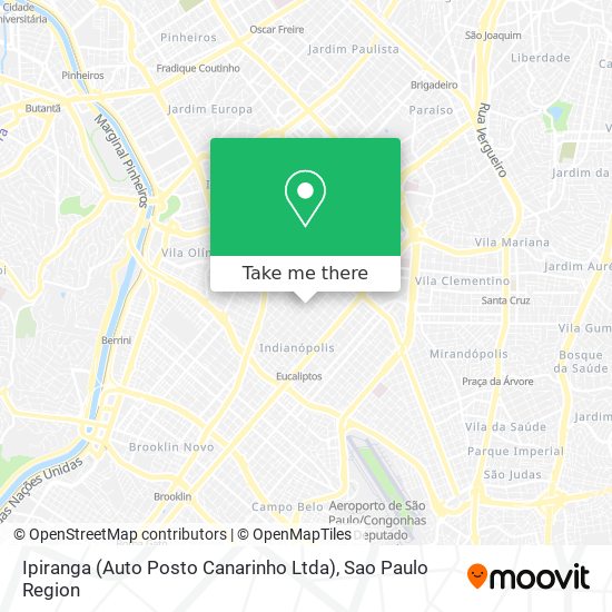 Ipiranga (Auto Posto Canarinho Ltda) map