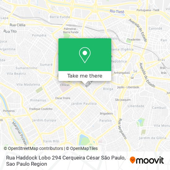 Rua Haddock Lobo  294   Cerqueira César  São Paulo map