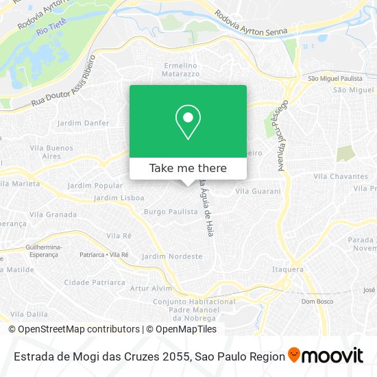 Estrada de Mogi das Cruzes  2055 map