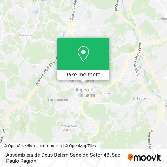 Assembleia de Deus Belém Sede do Setor 48 map
