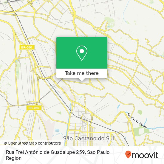 Rua Frei Antônio de Guadalupe 259 map