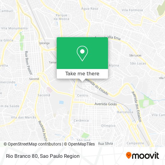 Rio Branco 80 map