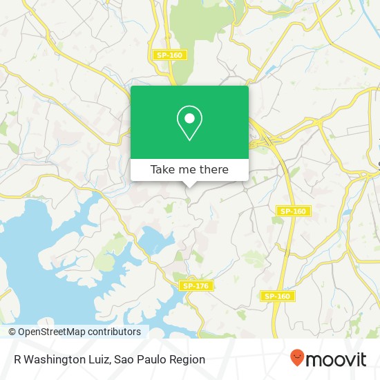 R Washington Luiz map