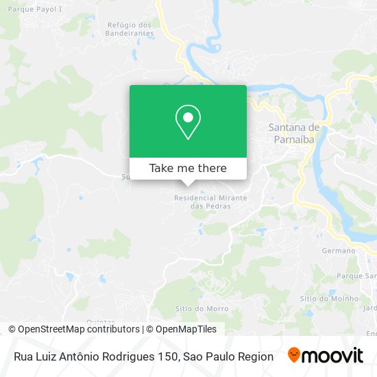 Rua Luiz Antônio Rodrigues 150 map