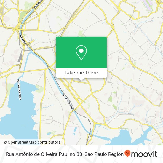 Rua Antônio de Oliveira Paulino 33 map