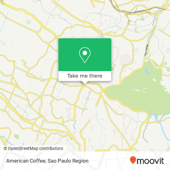 American Coffee map