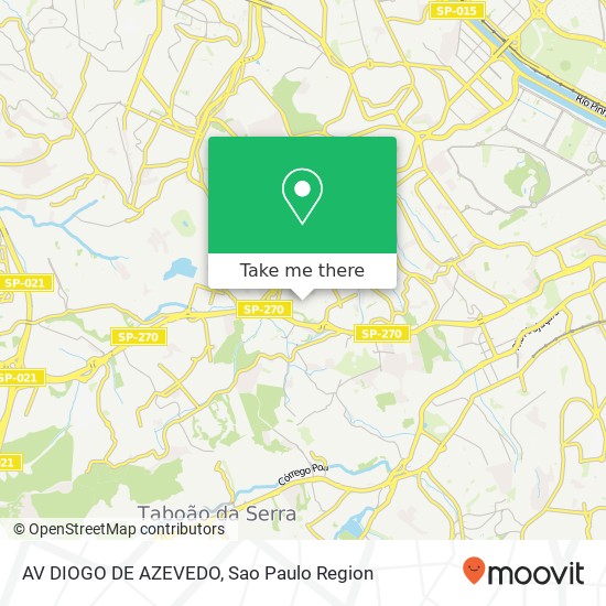 Mapa AV  DIOGO DE AZEVEDO