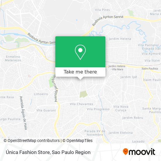 Única Fashion Store map