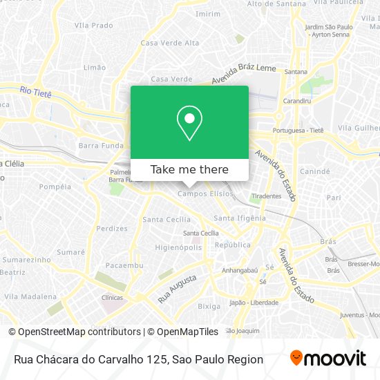 Rua Chácara do Carvalho 125 map