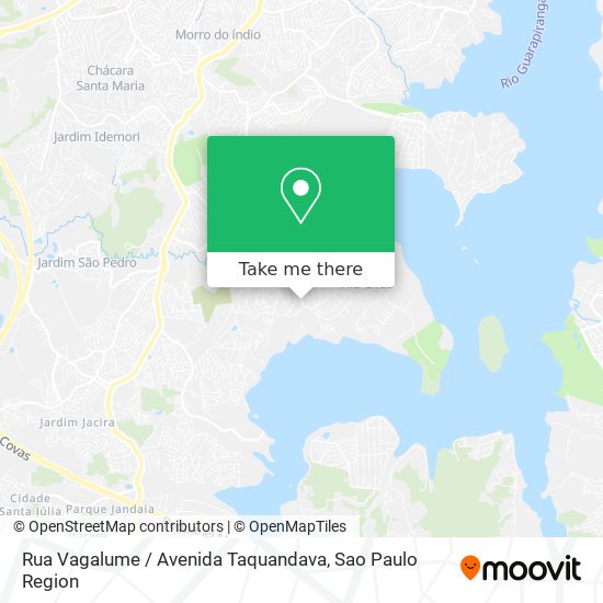Rua Vagalume / Avenida Taquandava map