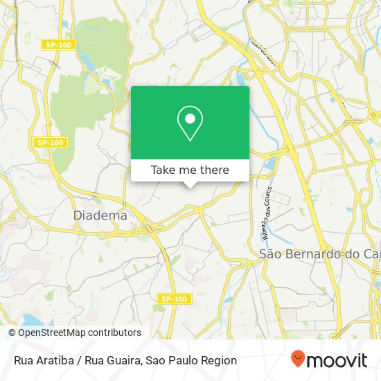 Mapa Rua Aratiba / Rua Guaira