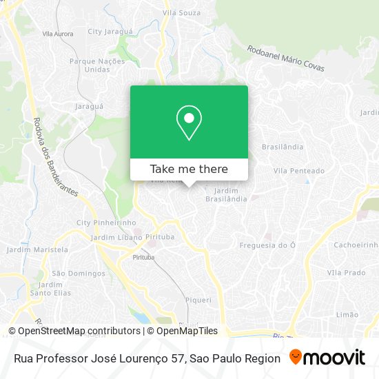 Rua Professor José Lourenço 57 map