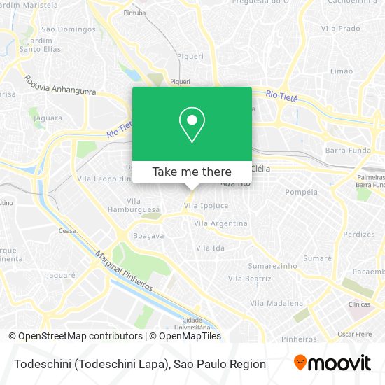 Todeschini (Todeschini Lapa) map