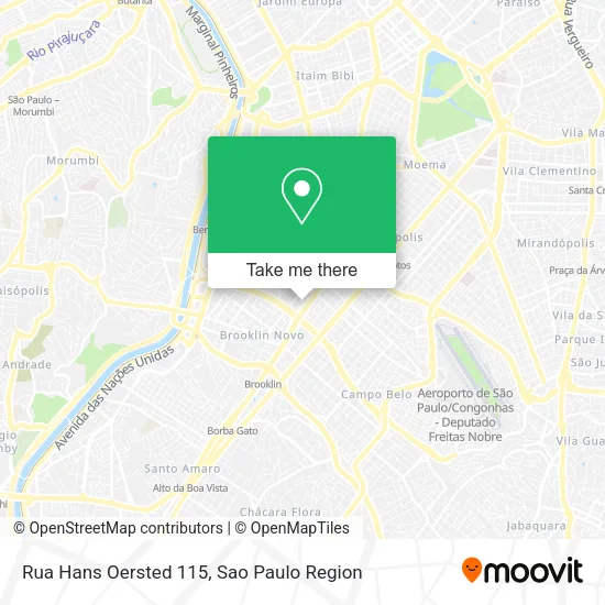 Rua Hans Oersted 115 map